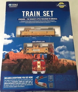 * FUNKTIONSFÄHIGES SELTENES Athearn HO Union Pacific Warbonnet Zugset 1072 mit zusätzlichen Gleisen - Bild 1 von 24