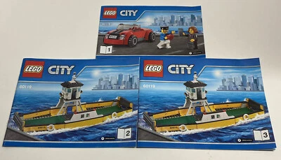 LEGO 60119 City Boat Manual instructions Only- No Pieces Included Replacement - Image 1 of 4