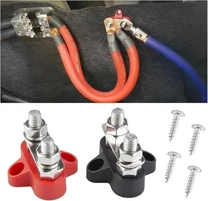 2PCS Battery Junction Block, 5/16" Insulated Power and Ground Battery Junction - Picture 1 of 7