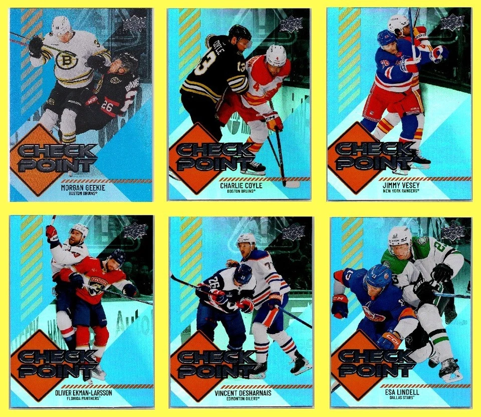 2024-25 Upper Deck Series 1 CHECK POINT Insert Set **U-Pick List** - Image 1 of 1