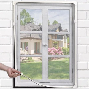 Adjustable DIY Magnetic Window Screen Max39InchH x 24InchW with Innovative Ma... - Picture 1 of 7