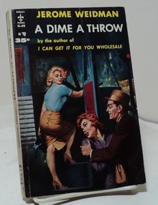 A Dime a Throw by Jerome Weidman - Berkley G-49 - 1959 - Bild 1 von 2