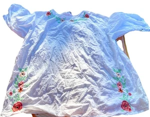 Simple be Cute Embroidered boho Blouse 22 UK 18 US - Picture 1 of 11
