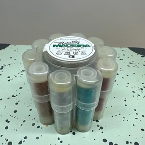 10 MADEIRA METALLIC Machine Embroidery Thread Case 10x 50m No. 8002 Used - Picture 1 of 8