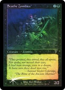 MTG Scathe Zombies FOIL NM 7th Edition 7ED #161 Magic Gathering card - Picture 1 of 3