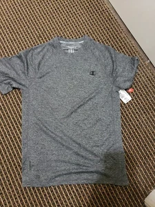 New Champion Power Train Vapor Athletic Shirt Short Sleeves Charcoal Size Small - Picture 1 of 4