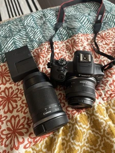 Canon EOS R100 Mirrorless Camera With 18 45mm And 55 210mm Lenses - Picture 1 of 3