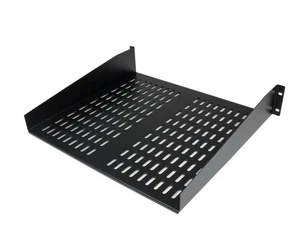 2U 16in Universal Vented Rack Mount Cantilever Shelf - Picture 1 of 5