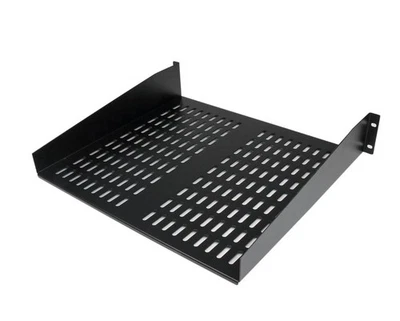 2U 16in Universal Vented Rack Mount Cantilever Shelf - Image 1 of 4