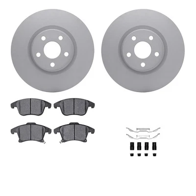 For Lincoln MKZ 17-20 R1 Concepts Carbon Series Front Brake Kit w 5000 Pads Foto 1 de 3