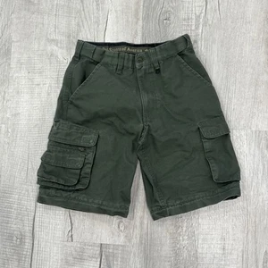 Boy Scouts of America Uniform Shorts Youth 10 Green Cargo Pockets BSA Vintage - Picture 1 of 5