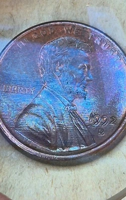 Moneda D Penny Error 1992 Foto 1 de 4