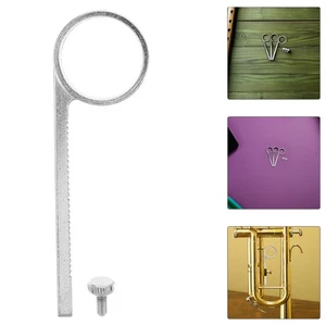 3 Sets Trumpet Slide Finger Ring - Trumpet Valve Pull Ring With Screws - Metal - Picture 1 of 12