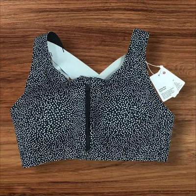 NWT Lululemon Enlite Bra Zip Front DBDM - Size 34 DD MSRP $108 - Image 1 of 4