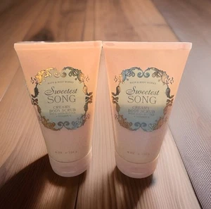 Bath & Body Works Sweetest Song cremiges Körperpeeling 8oz 2er Set - Bild 1 von 2