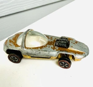 Hot Wheels Redline 1968 Silhouette US Gold w White Interior Original Casting - Picture 1 of 6