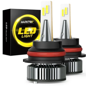 Kit de conversión de bombillas de faros LED AUXITO 2x9007 haz alto bajo 6000K súper blanco - Imagen 1 de 12