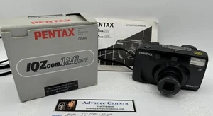 PENTAX IQZoom 120 Fecha Punto Disparo 35mm Cámara Fotográfica Panorámica 38-120mm Película - Imagen 1 de 10