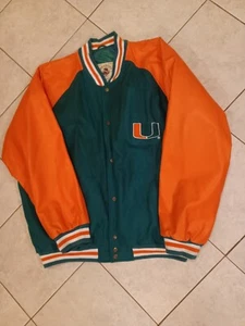 Vintage University of Miami Jacket Steve and Barry's Hurricanes Sz.3xl Ncaa - Picture 1 of 4