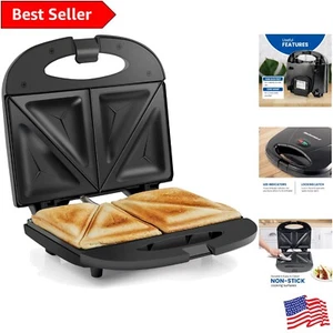 Grilled Cheese Sandwich Maker with Non-Stick Surface - Compact Design, Indica... - Picture 1 of 8