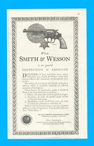 1926 Smith & Wesson firearm pistol PRINT AD antique handgun - Foto 1 di 3