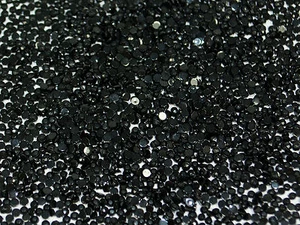 100 Strasssteine Strass Steine Schwarz Nailart Nagel Design Nails Glitzersteine - Bild 1 von 1