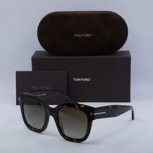 Gafas de sol polarizadas Tom Ford ft0613 52H Habana oscura/marrón degradado 52-22-140... - Imagen 1 de 6