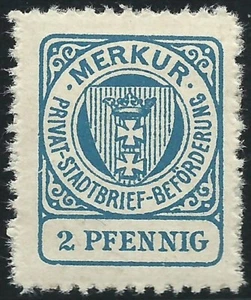 DANZIG correo privado MERCURIO 1898 Mi.C.4b orig. Goma (#35812-4) - Imagen 1 de 1