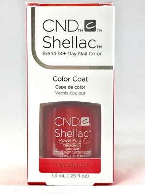 CND Shellac Soak Off Gel Polish Color Coat- Decadance 0.25 oz - Image 1 of 2