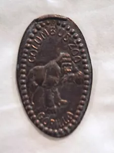Verlängerter Souvenirpenny: COLUMBUS ZOO (Gorilla) [[CZ-1]] - Bild 1 von 2