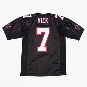 Mens Mitchell & Ness NFL Atlanta Falcons AUTHENTIC JERSEY 02 MICHAEL VICK - Picture 1 of 3