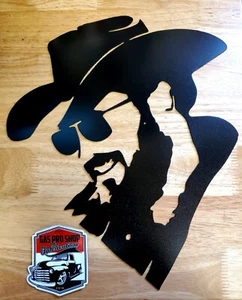Yellowstone Strappo WheelerWall Art Taglio Plasma Decorazione Casa Idea Regalo Cowboy - Foto 1 di 1