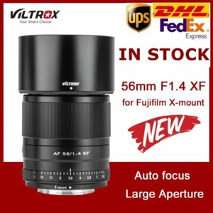 DHL Viltrox 56mm F1.4 STM Prime APS-C Auto Fucus for Fuji X-mount XT4 XT3 XT30 - Picture 1 of 8