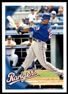 2010 TOPPS #433 JULIO BORBON TEXAS RANGERS - Picture 1 of 2