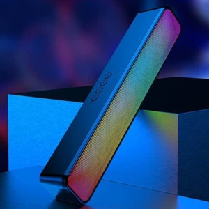 RGB Wireless Speaker Bluetooth-Compatible Wireless Speaker High Volume for PC - Picture 1 of 11