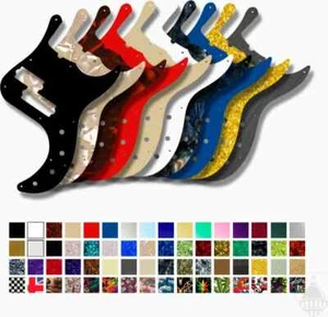 WD Custom Pickguard For Fender American Deluxe 5 String Precision Bass - Picture 1 of 88