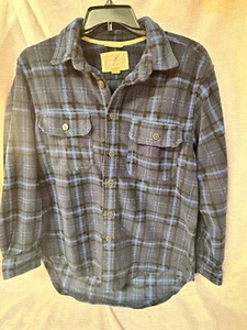 Camisa chaqueta de franela Outdoor Life adulto grande azul a cuadros línea polar talla grande - Imagen 1 de 5