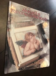 ANGELS REMEMBERED, Leisure Arts Inc, Needlepoint stitch book, hardcover - Picture 1 of 4