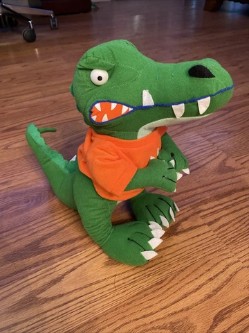 University of Florida Gators NCAA Toy Factory Plush Alligator Mascot Animal 12" Cover