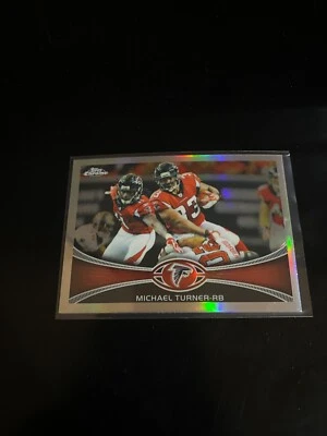 Michael Turner 2012 Topps Chrome Refractor  Falcons 130 - Image 1 of 2