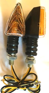 FRECCE NERE a LAMPADA CORTE OMOLOGATE per HONDA XR 650 R A.E. Dall'Ara - Foto 1 di 1