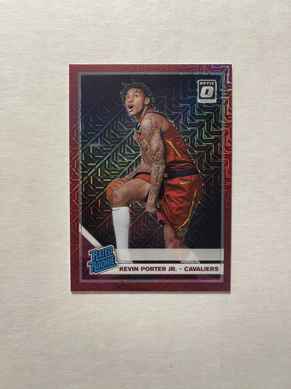 2019-20 Donruss Optic Choice Kevin Porter Jr. Rated Rookie Red Mojo Prizm RC /88