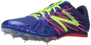NEW BALANCE MEN'S MMD500V4 Track Spike Shoe Blue Yellow Size 12 D - Picture 1 of 5