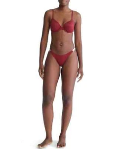Nuevo con etiquetas Tanga Calvin Klein MUJER (VARIOS) Moderno Logo Sumergido QD5157-601 - Imagen 1 de 3