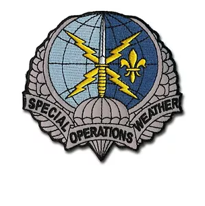 USAF Special Operations Weather Patch - Hook & Loop Backing - 3" X 3.25" Recon - Picture 1 of 3