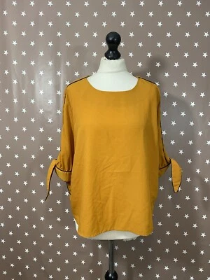 Blusa Top Mostaza La Redoute Mujer Reino Unido Talla 16 Foto 1 de 4