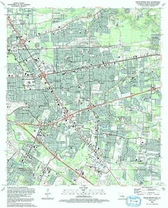Baton Rouge, LA - 1992 - Topographic Map Reproduction of Louisiana's Capital - Picture 1 of 1