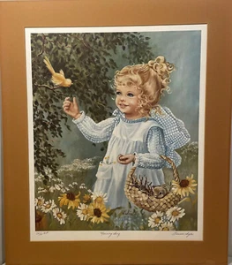 Louise Sigle artists proof “Morning Song” Numbered 24/25 Signed A/P - Picture 1 of 8