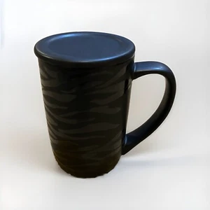DAVIDsTEA Nordic Mug W/infuser And Lid Tiger Print Pattern. New. Free S&H. - Picture 1 of 8