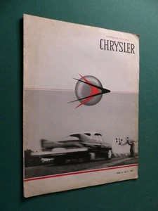 revue magazine / bulletin d ' information CHRYSLER / vol 6 - n° 1 - 1957 - Imagen 1 de 5